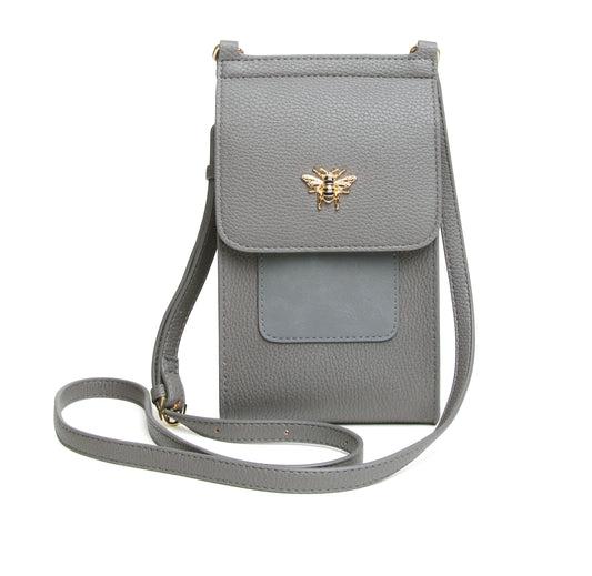 Alice Wheeler - Slate - Mini Bloomsbury Cross Body Bag