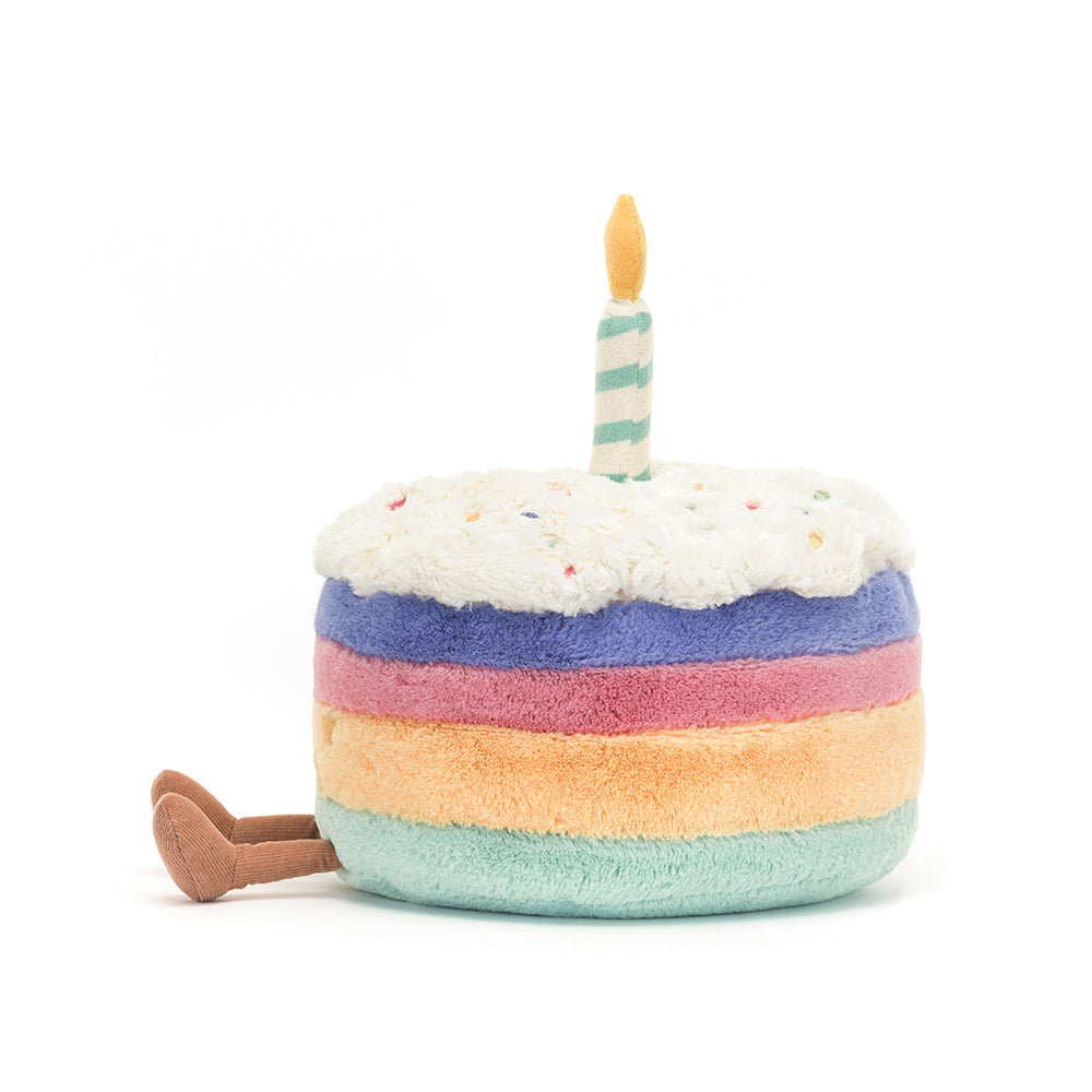 Jellycat - Amuseable Rainbow Birthday Cake - Small