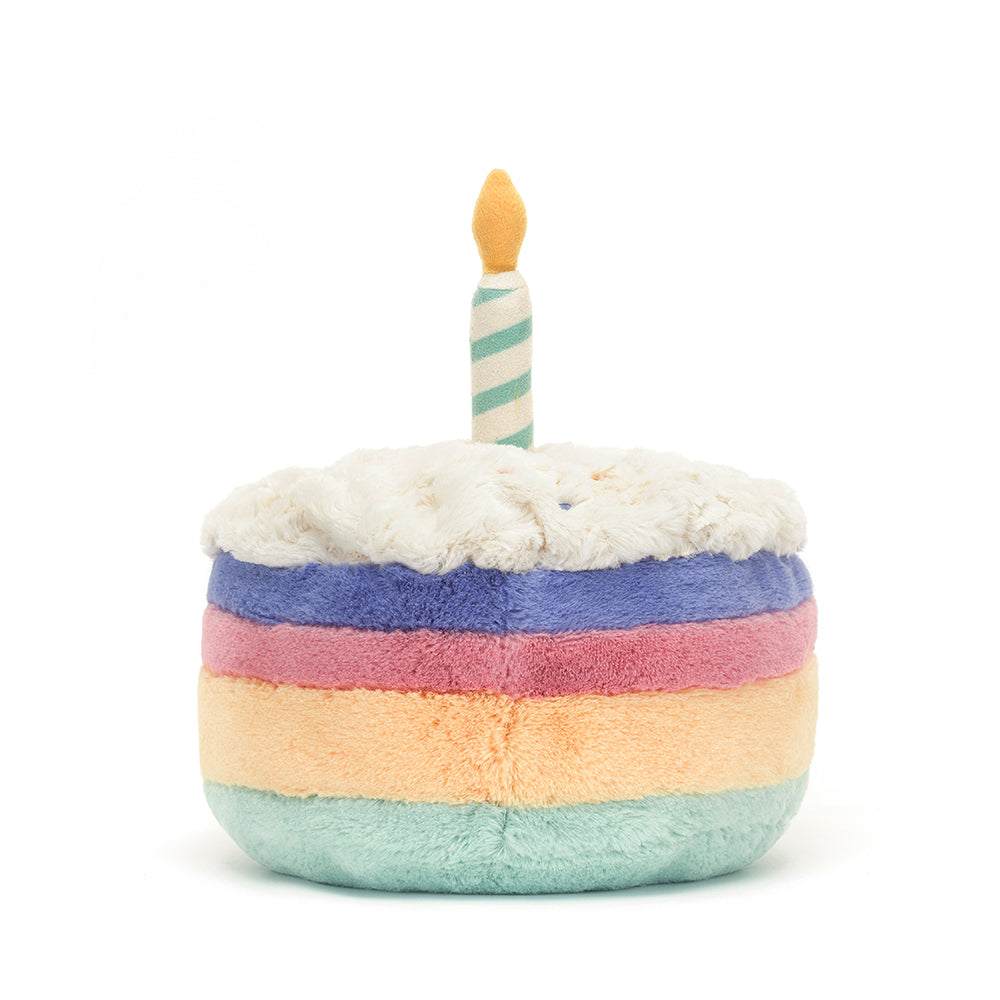 Jellycat - Amuseable Rainbow Birthday Cake - Small