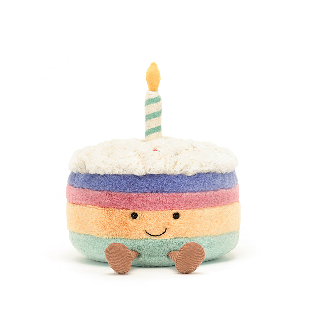 Jellycat - Amuseable Rainbow Birthday Cake - Small