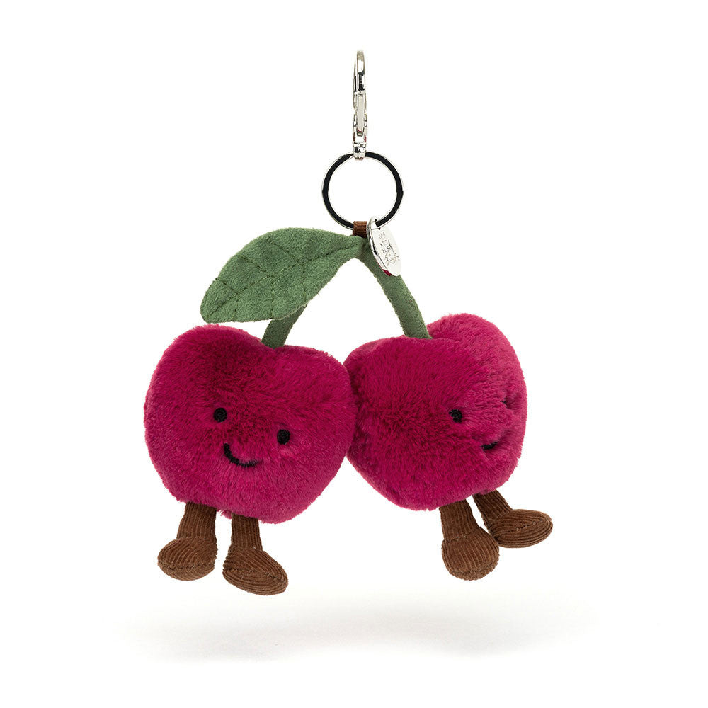 Jellycat - Amuseables Cherries Bag Charm - MAXIMUM TWO SETS PER ORDER