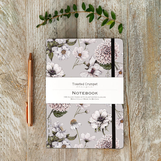 Toasted Crumpet - The Blanc Collection Stone A5 Notebook