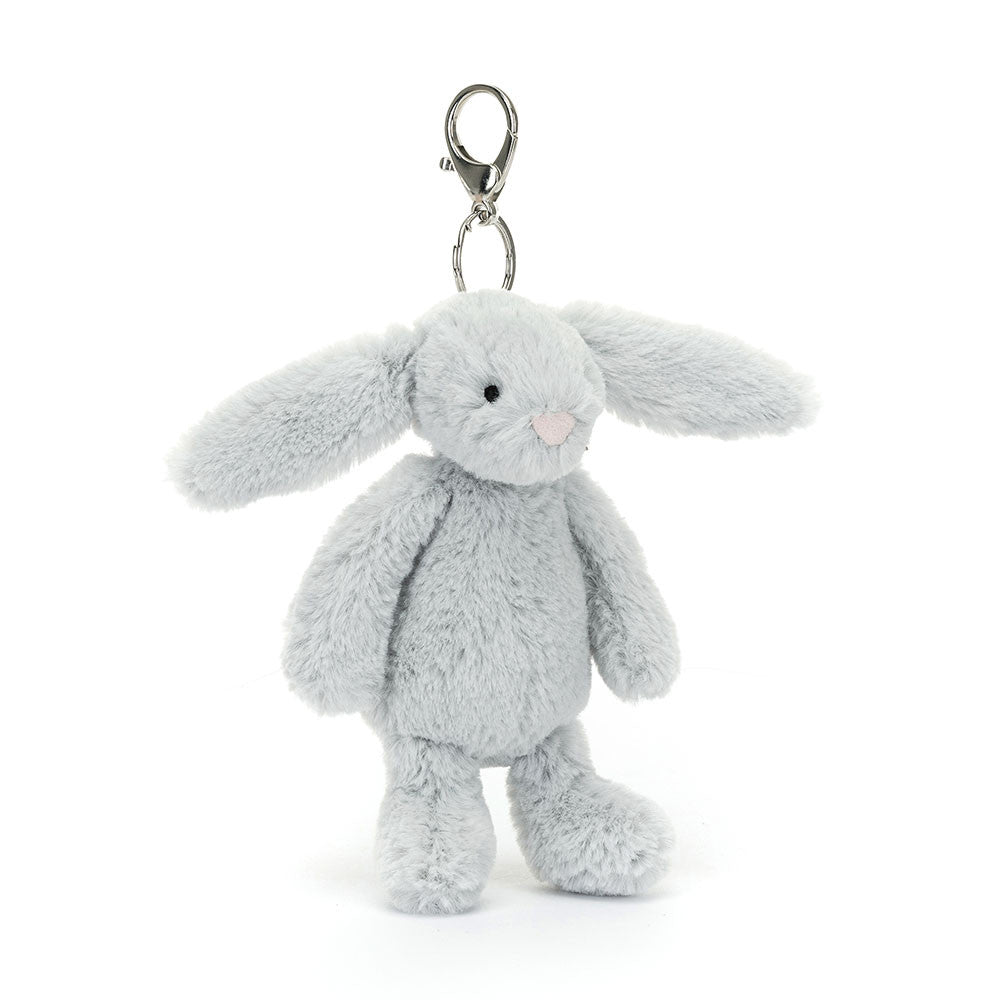 Jellycat - Bashful Silver Bunny Bag Charm