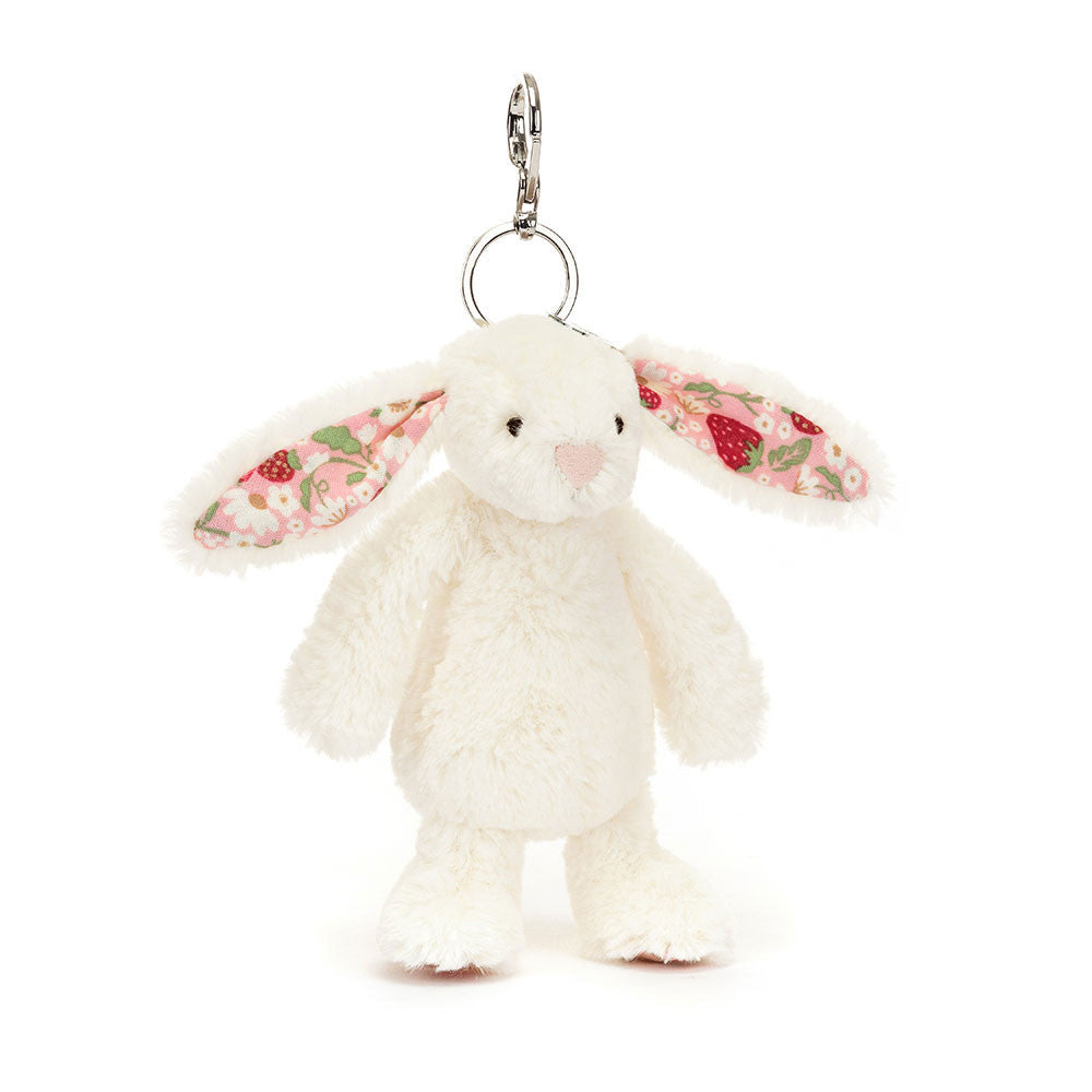 Jellycat - Blossom Cream Bunny 'Berry' Bag Charm