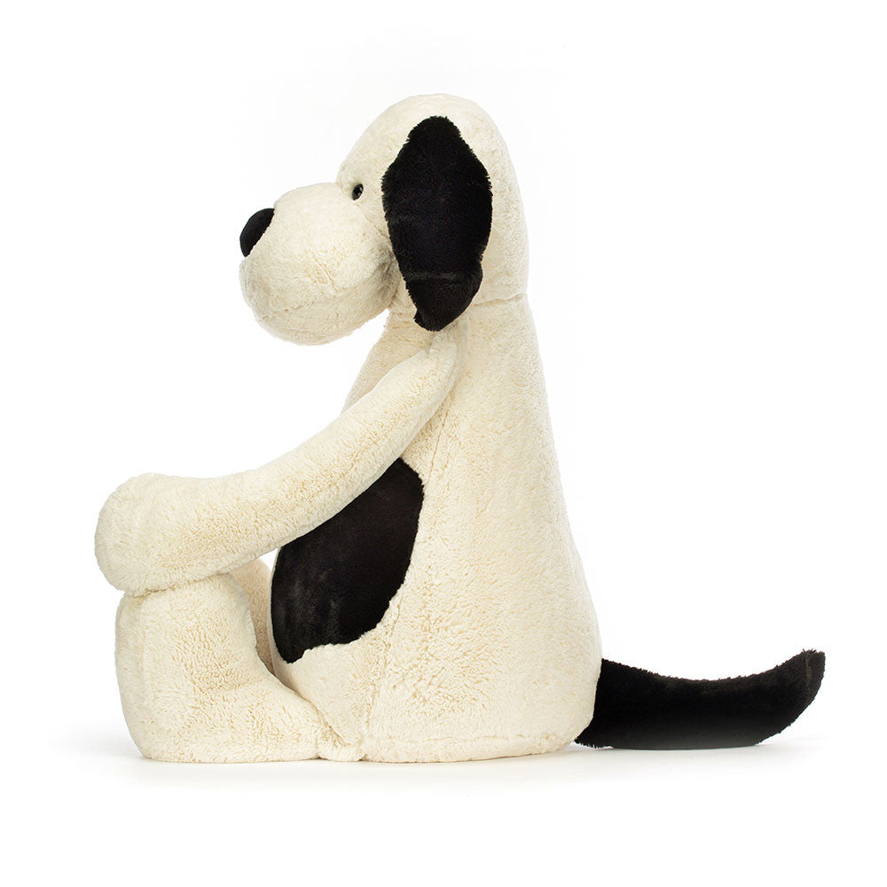 Jellycat - Bashful Black & Cream Puppy - Giant