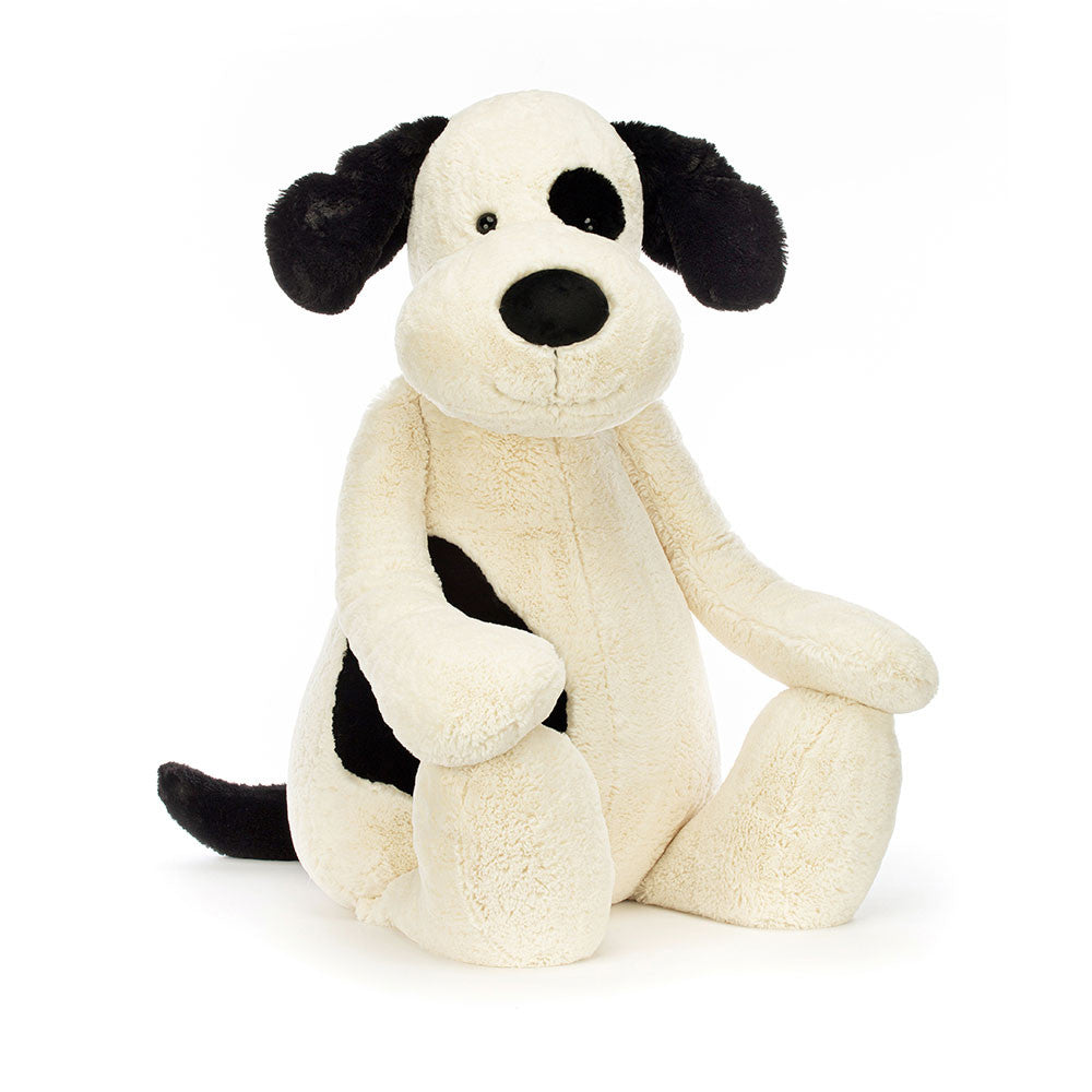 Jellycat - Bashful Black & Cream Puppy - Giant