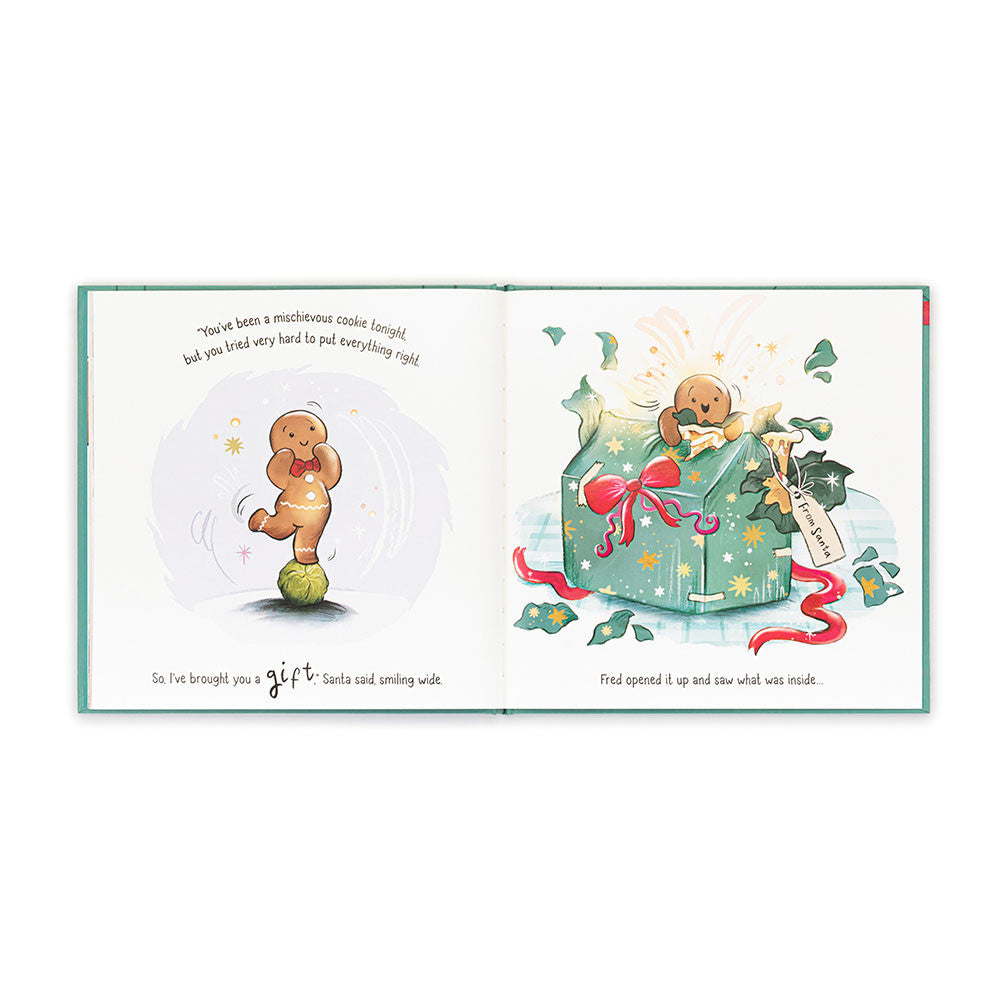 Jellycat - Gingerbread Fred Book