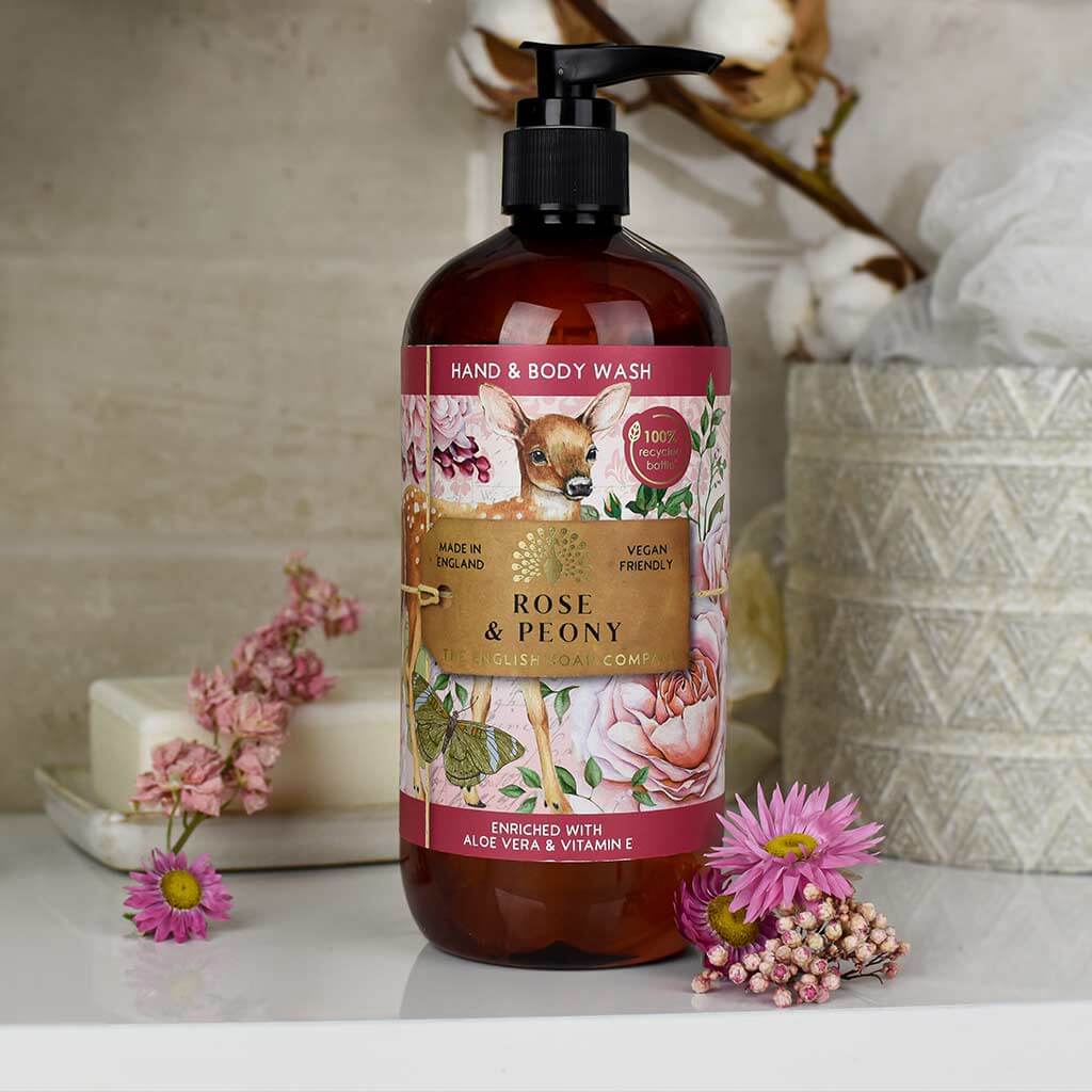 The English Soap Company - Rose and Peony Hand & Body Wash