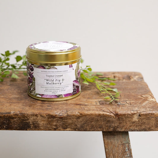 Toasted Crumpet - Wild Fig & Mulberry Candle Tin